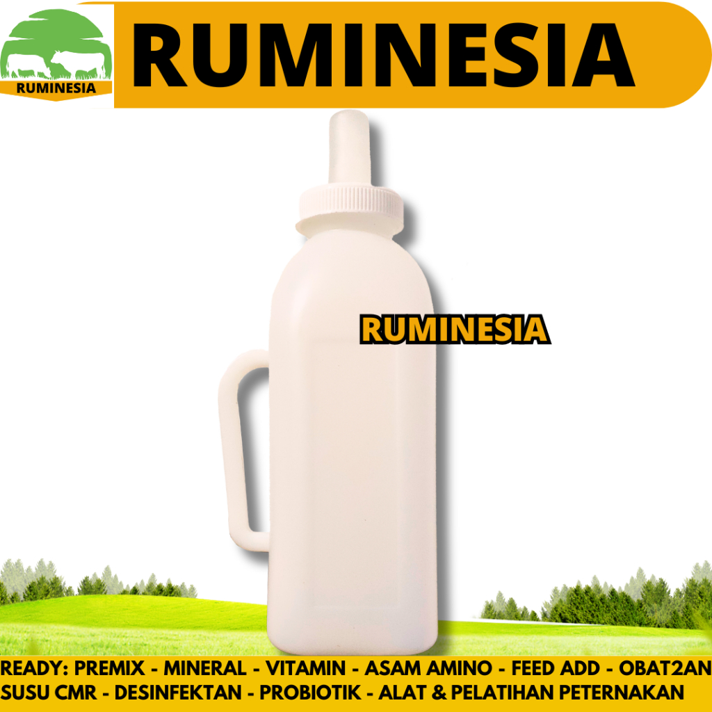 BOTOL DOT SAPI 2 LITER PUTIH - BOTOL ANAK SAPI PEDET 2 LITER - BOTOL DOT BERKUALITAS.