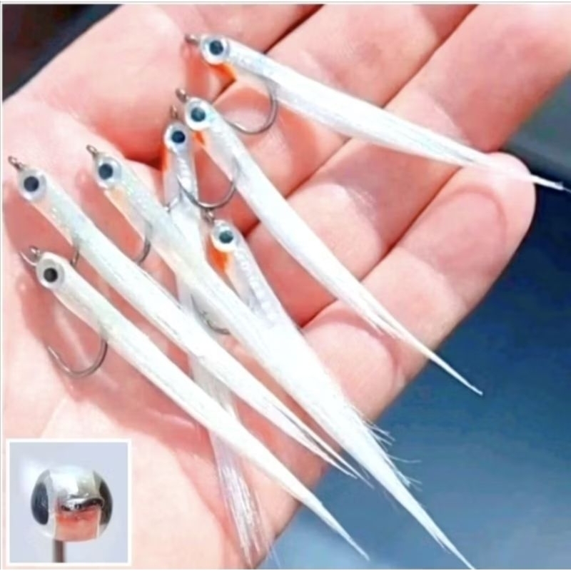 Jigging Menyerupai ikan teri dan aneka umpan Jigging lainnya