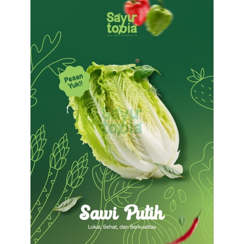

Sawi Putih 250gr 500gr 1kg