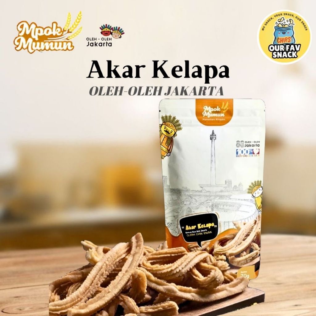 

Akar Kelapa Khas Betawi Mpok Mumun Oleh Oleh Betawi Oleh Oleh Jakarta Berat 70 Gram