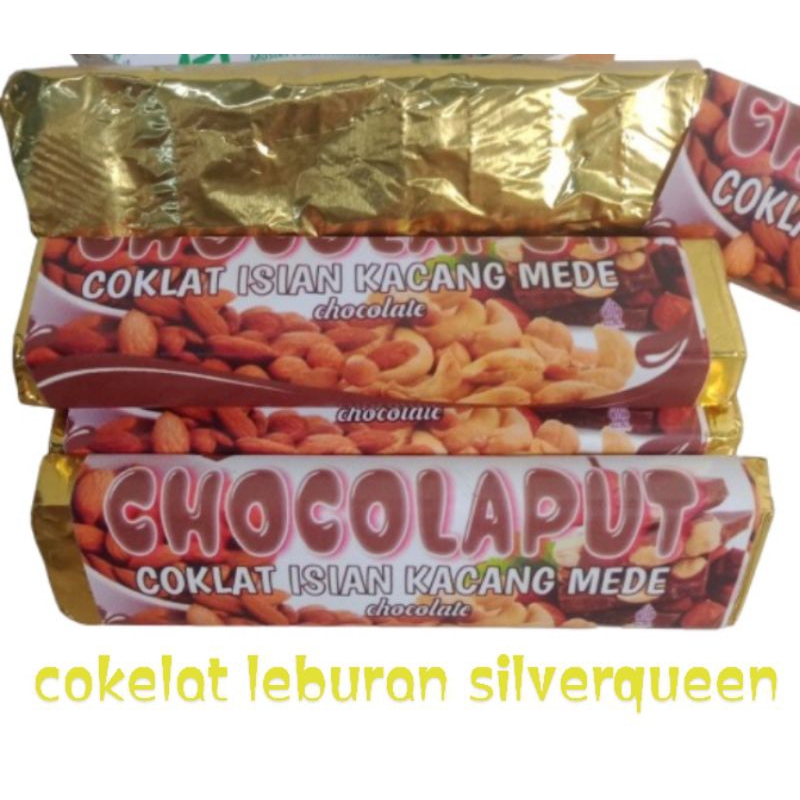 

coklat batangan isi 14pcs leburan silverqueen take it kacang mede