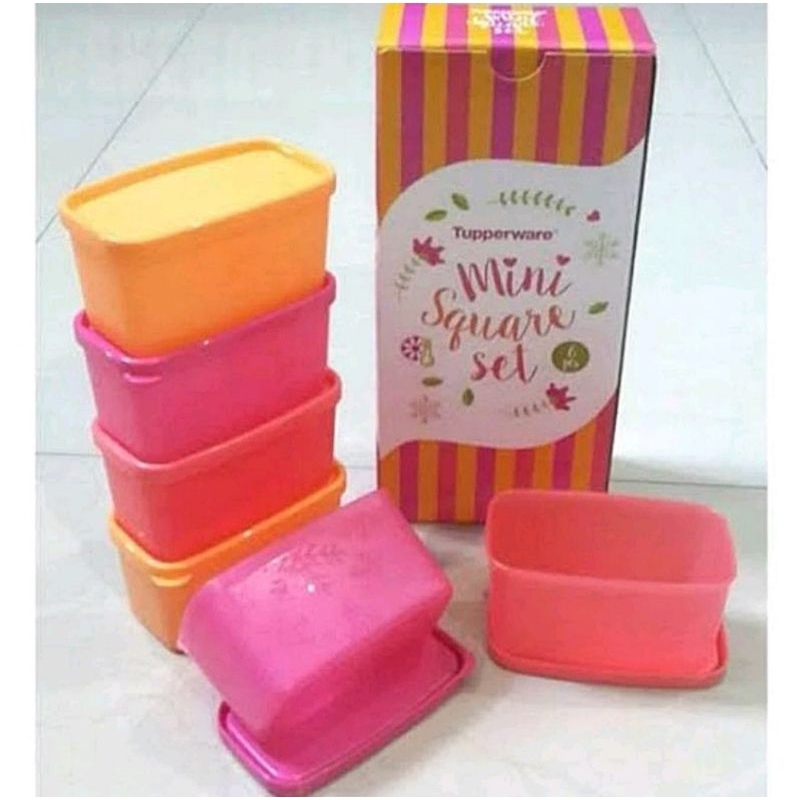 mini square set tupperware mini frezer