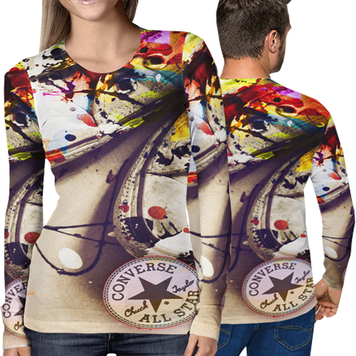 New Longsleeve T-SHIRT Sneakers Design Tshirt Fullprint Bahan Polyester Jersey | Size S M L XL XXL 3