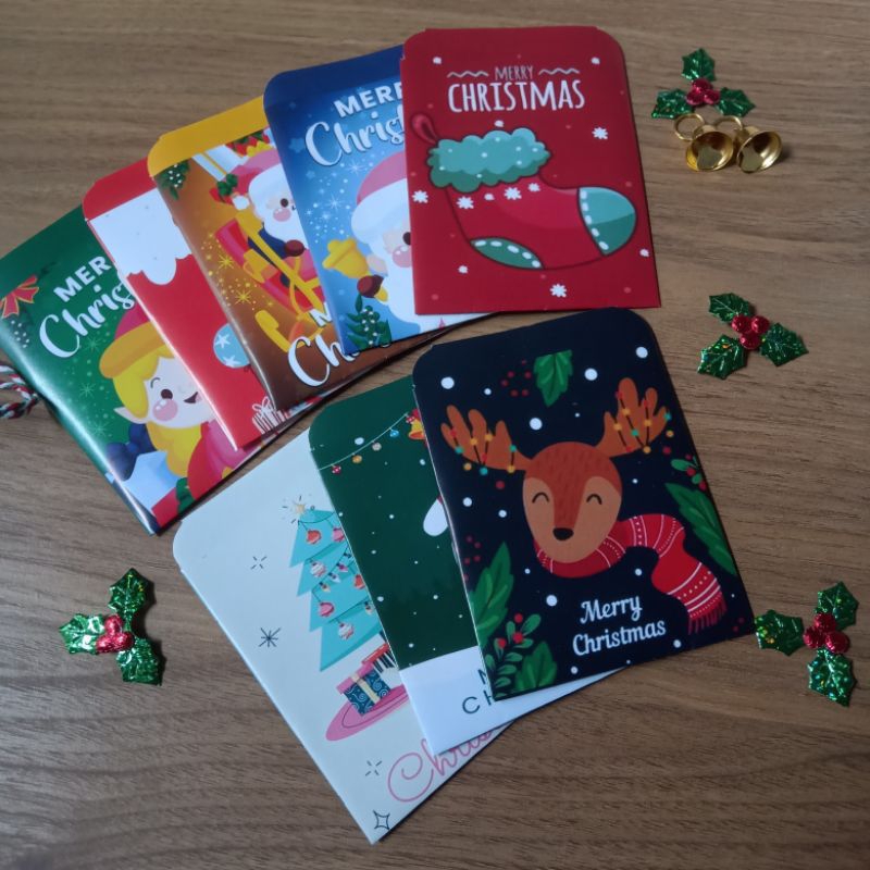 

( 100PCS ) AMPLOP NATAL UKURAN MEDIUM