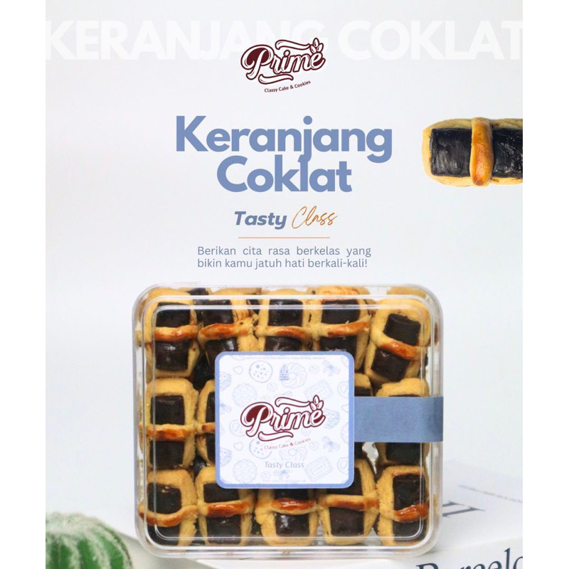 

Prime Kue Keranjang Coklat (400 gr) coklat dalam balutan kue Tasty Class