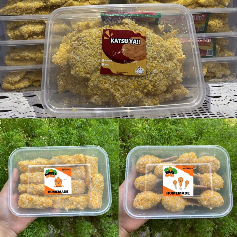 

Ready Chicken katsu, nugget sayur, dan kaki naga