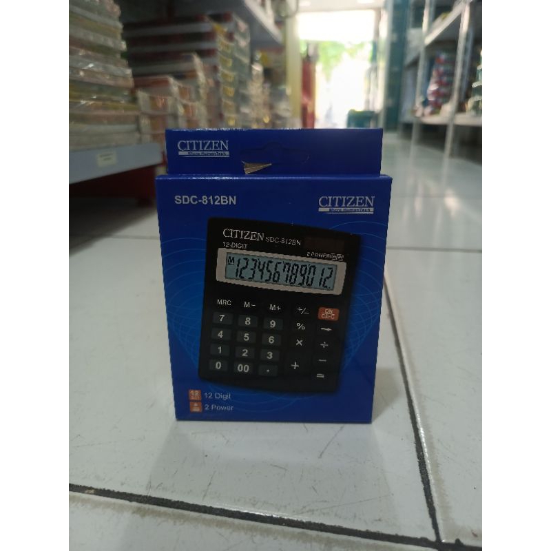 

calculator/kalkulator citizen SDC-812BN kecil 12 digit 1 pcs