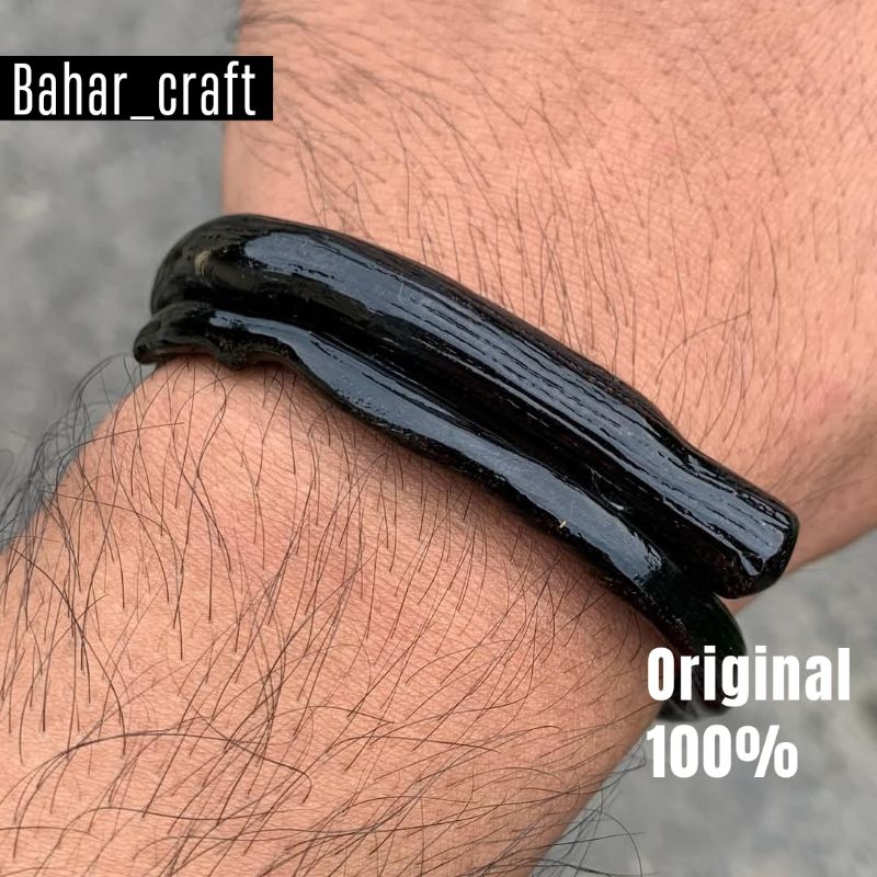Gelang Akar Bahar Hitam Size Kantoran