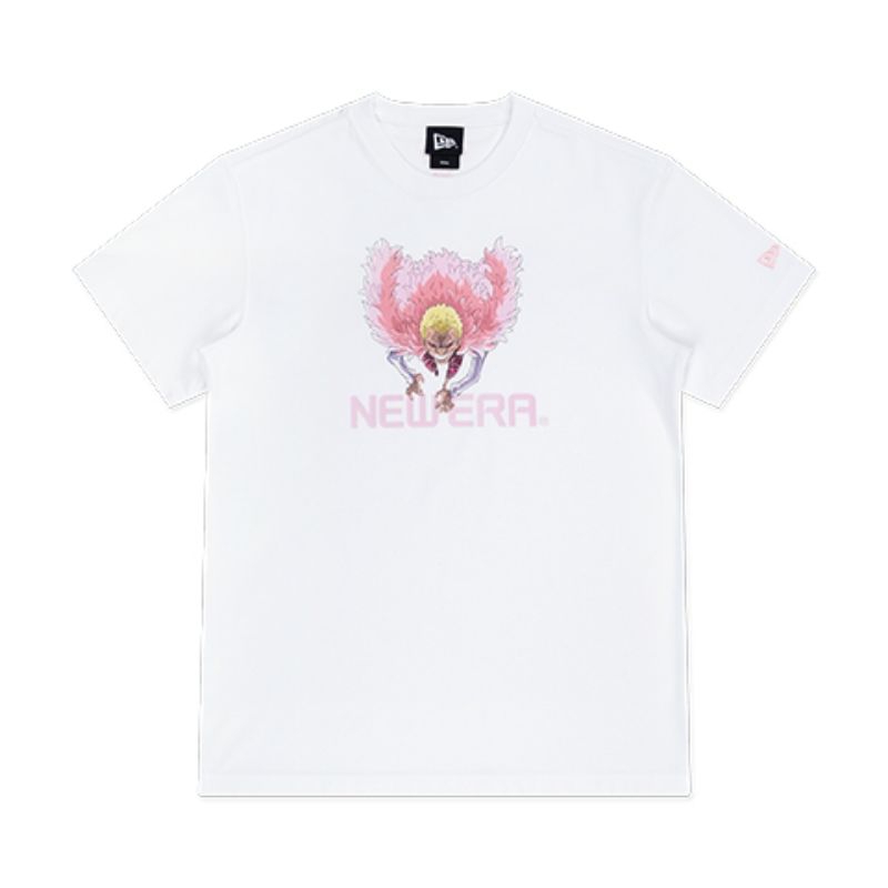 T-Shirt New Era Cap One Piece Doflamingo White Original