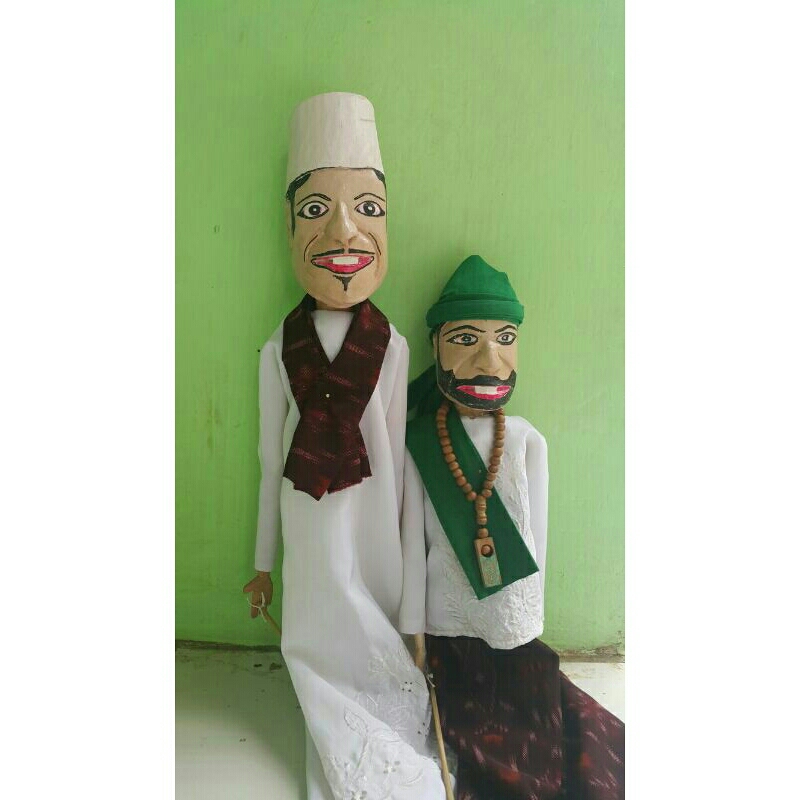 wayang golek tegal /asli tegal berbagai karakter wayang golek ustad