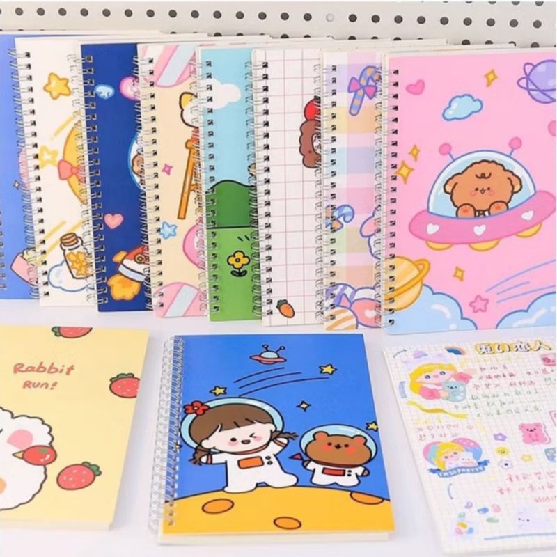 

Buku Catatan Notebook A5 isi 60 lembar Karakter Random