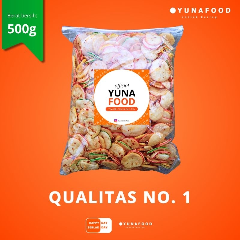 

YUNAFOOD Kerupuk Seblak Kering 500g - Makanan Ringan