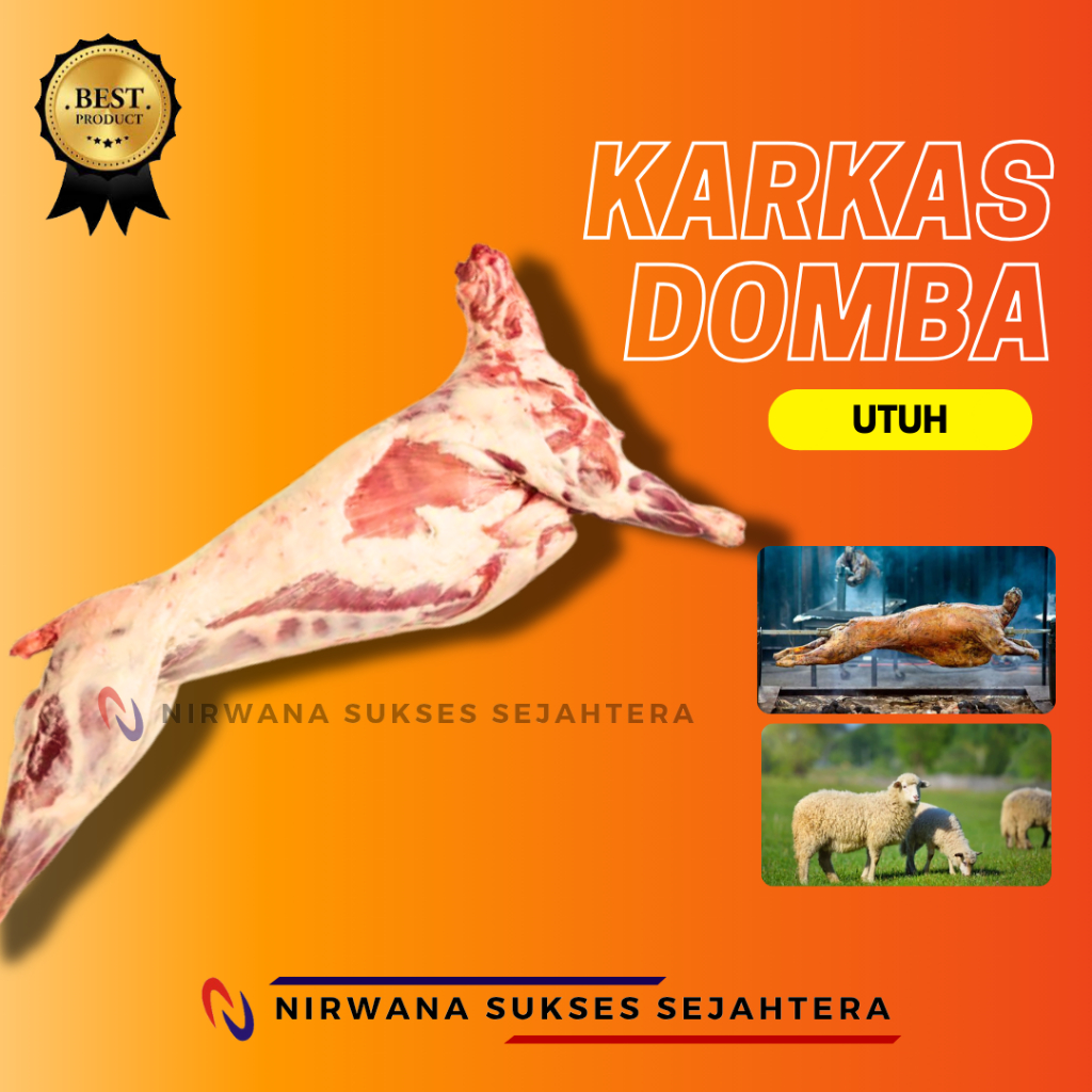 

DOMBA MUDA UTUH, KARKAS KAMBING POCONG / WHOLE LAMB