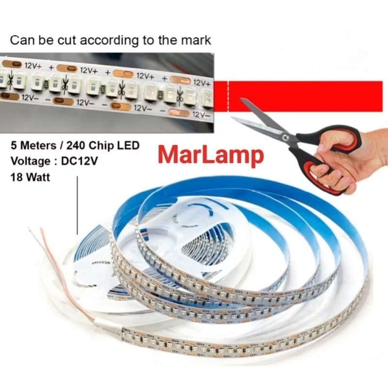 Lampu LED Strip SMD 2835 240/LED per 50cm