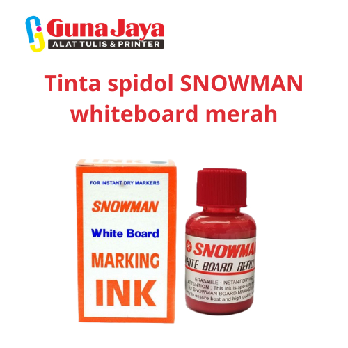 

Tinta spidol SNOWMAN whiteboard merah