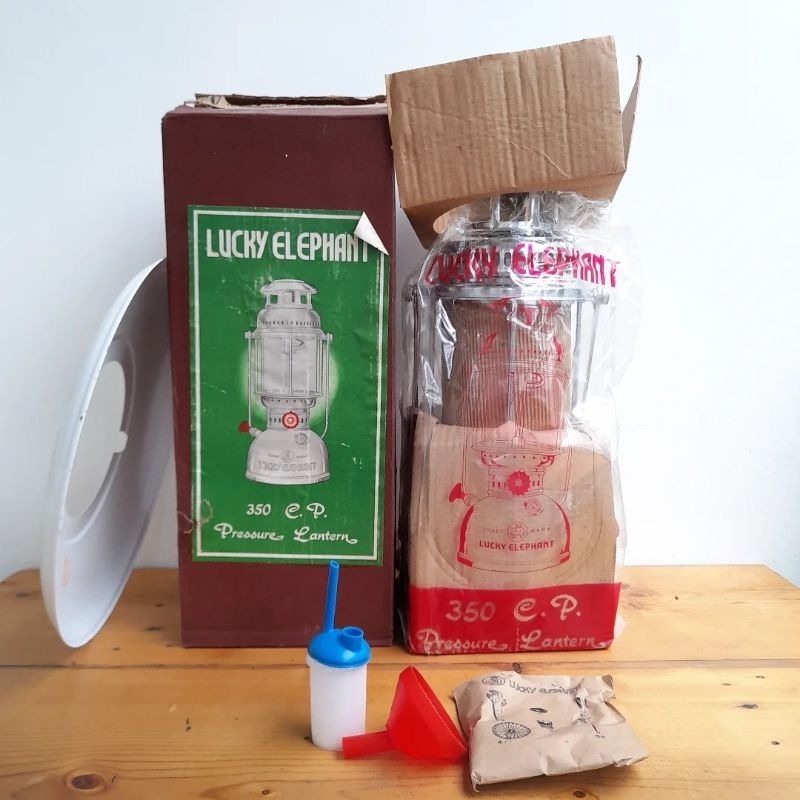 Lampu gaspon petromax lampu minyak semprong  lucky elephant  no butterfly