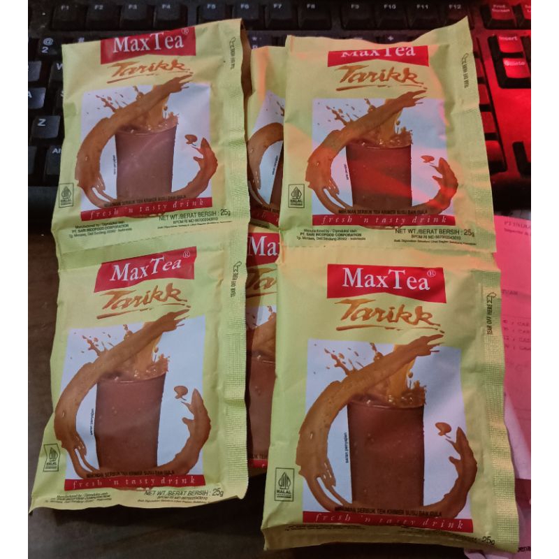 

MAXTEA TARIK 25GR 1RENTENG ISI 10PCS