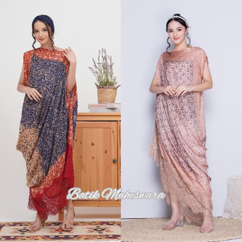 Batik Maheswara - Dress Batik Wanita Mahira Viscose