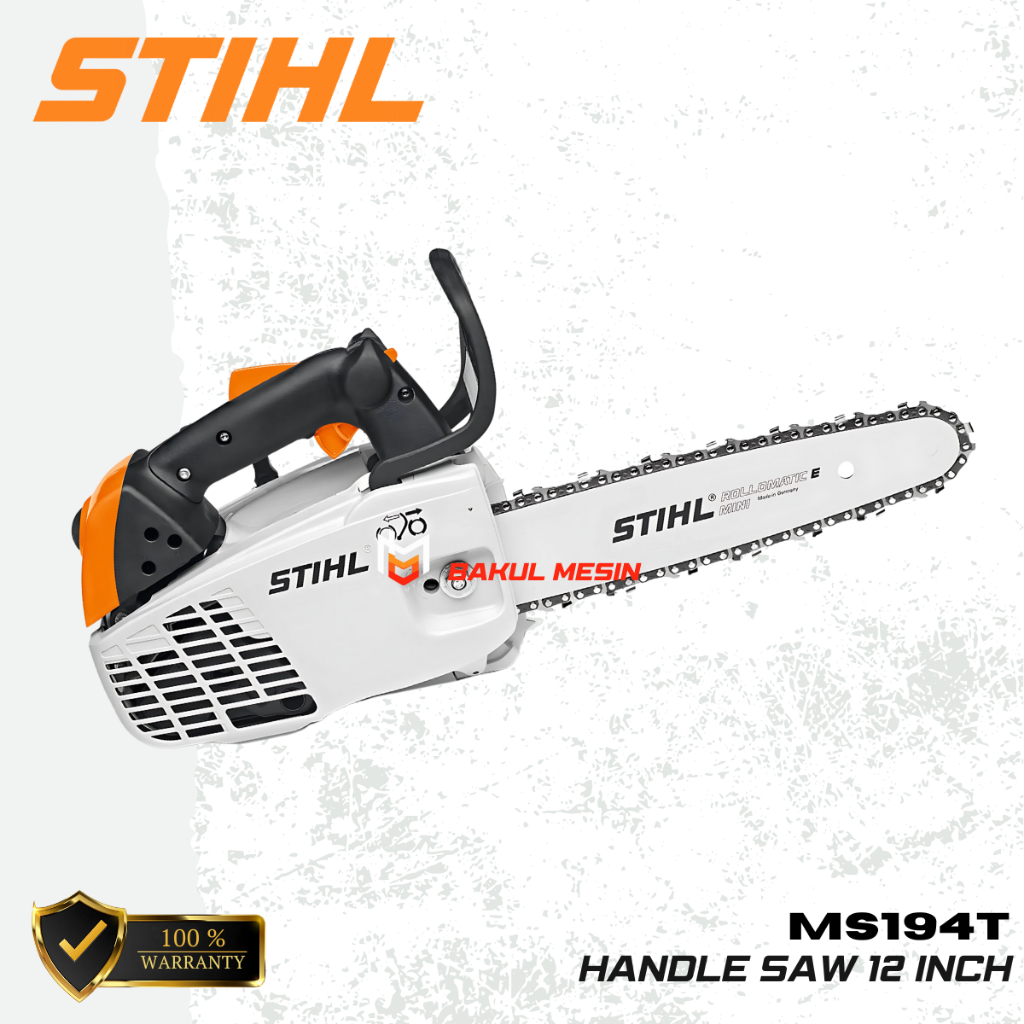 STIHL MS194T Chainsaw Top Handle Saw 12 Inch Mesin Potong Kayu MS 194