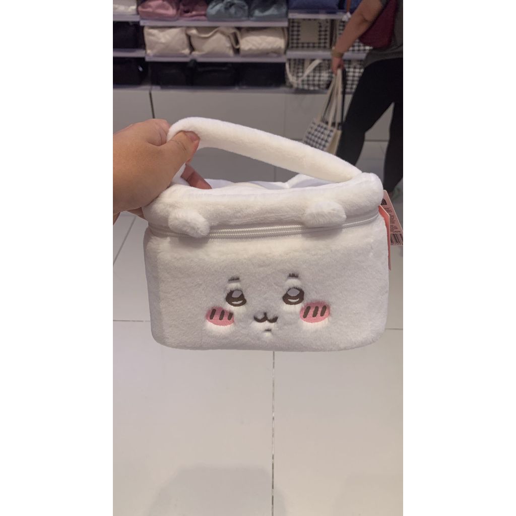MINISO POUCH MAKEUP MINISO KARAKTER BERBULU LEMBUT