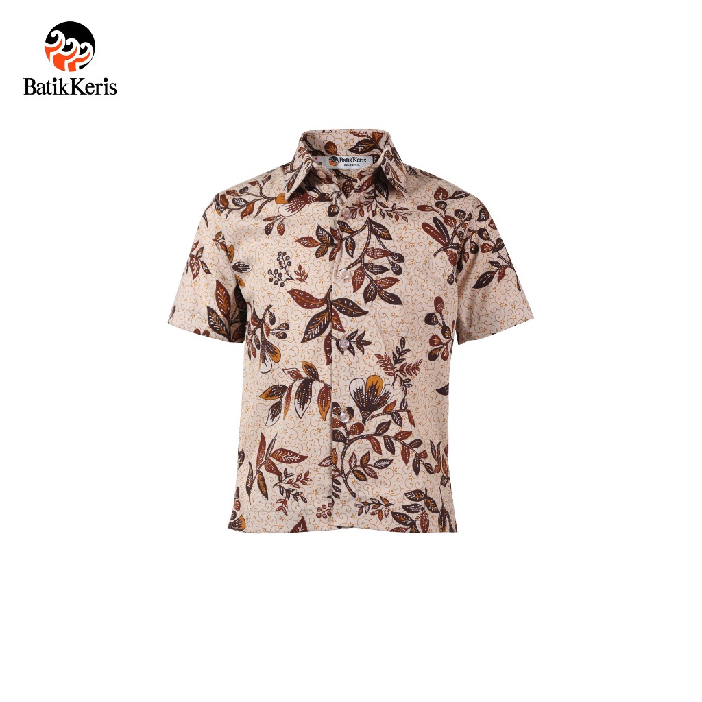 Batik Keris Kemeja Batik Anak Lengan Pendek Keris Kusumo Arum