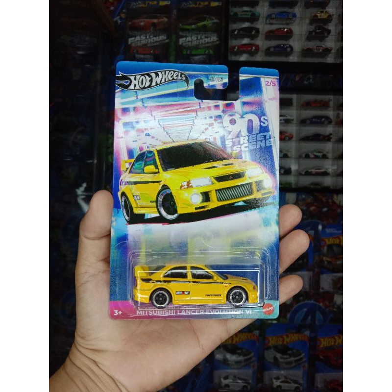 hot wheels 90s street - Mitshubishi lancer evolution