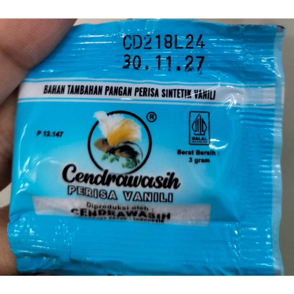 

vanili bubuk cendrawasih saset 3 gr/vanila