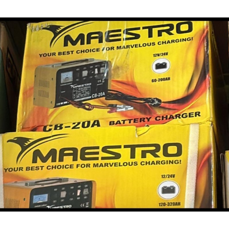 Maestro CB-20A Charger Baterai/ CAS BATERAI BATTREY CB20 A MAESTRO