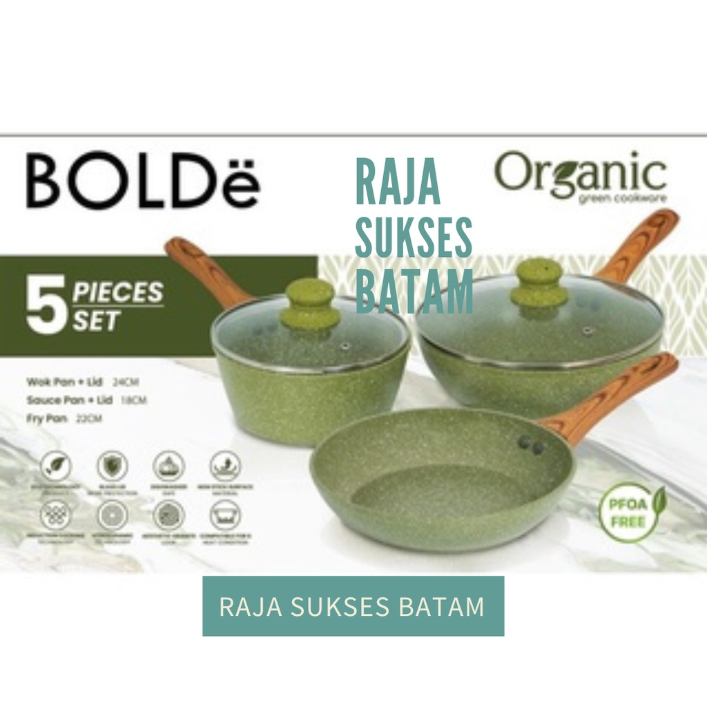 Bolde Super Pan Organic Green Cookware