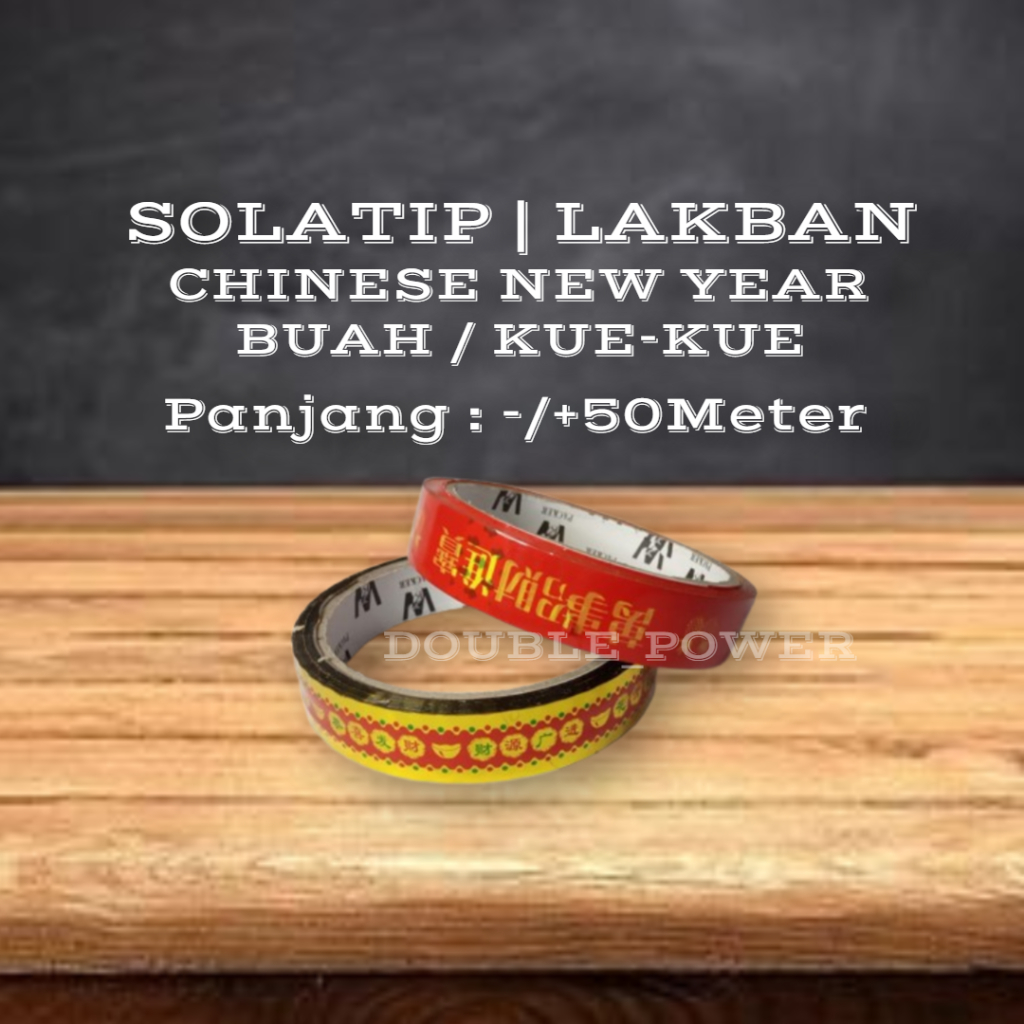 

Solatip Lakban Chinese New Year Untuk Buah dan Kuekue