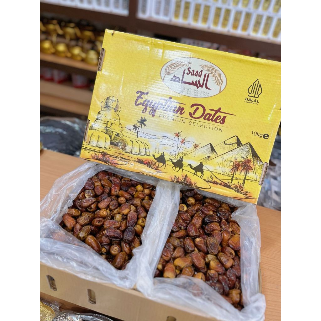

Kurma Mesir Saad Egyptian Dates 10kg - Food Snack