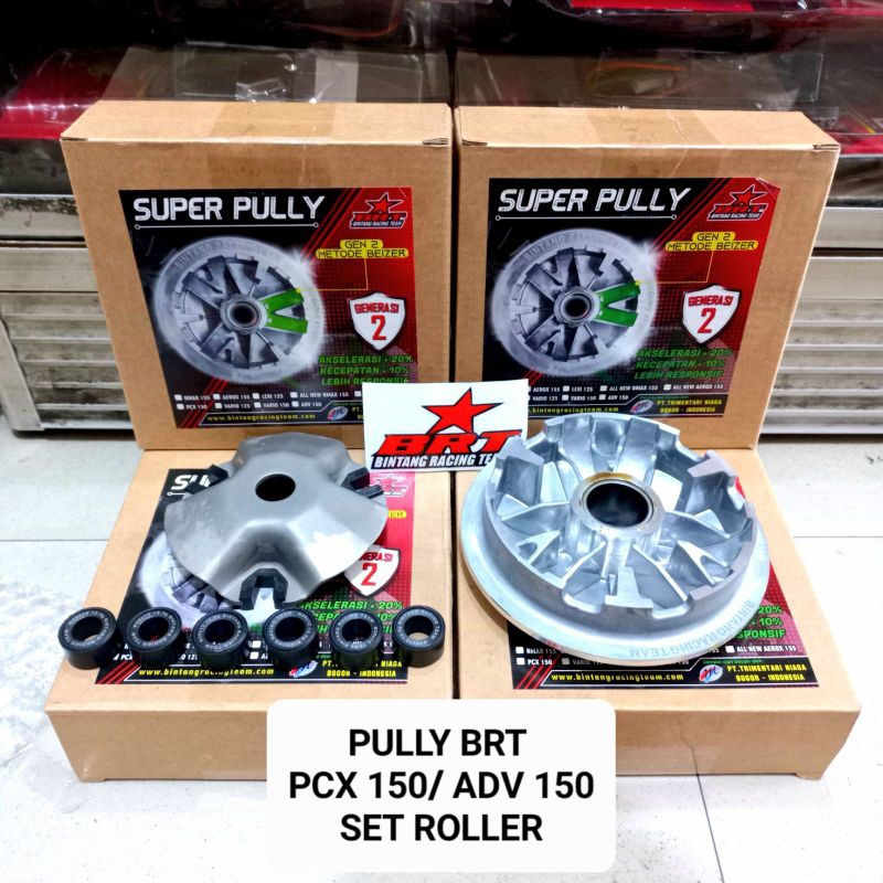 Pulley Vario 150/ PCX 150 set roller BRT