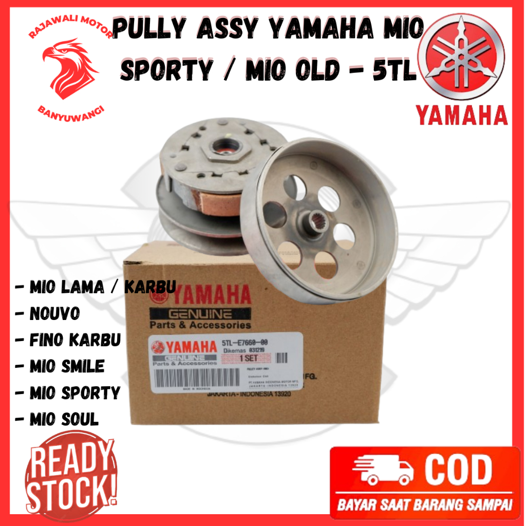 Pully Belakang Yamah Mio Sporty Ori - Puli Mio Sporty - Puli Set Mio Smile - Pulley Mio Sporty - 5TL