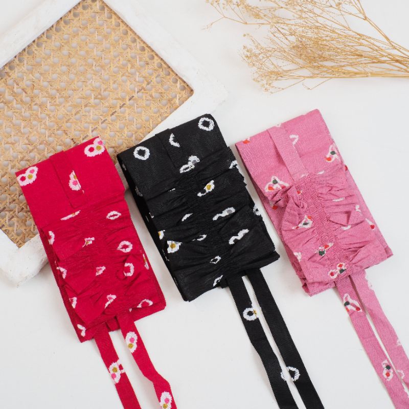 Obi Belt Batik Jumputan Modern Katun Primisima by Khalisa Batik