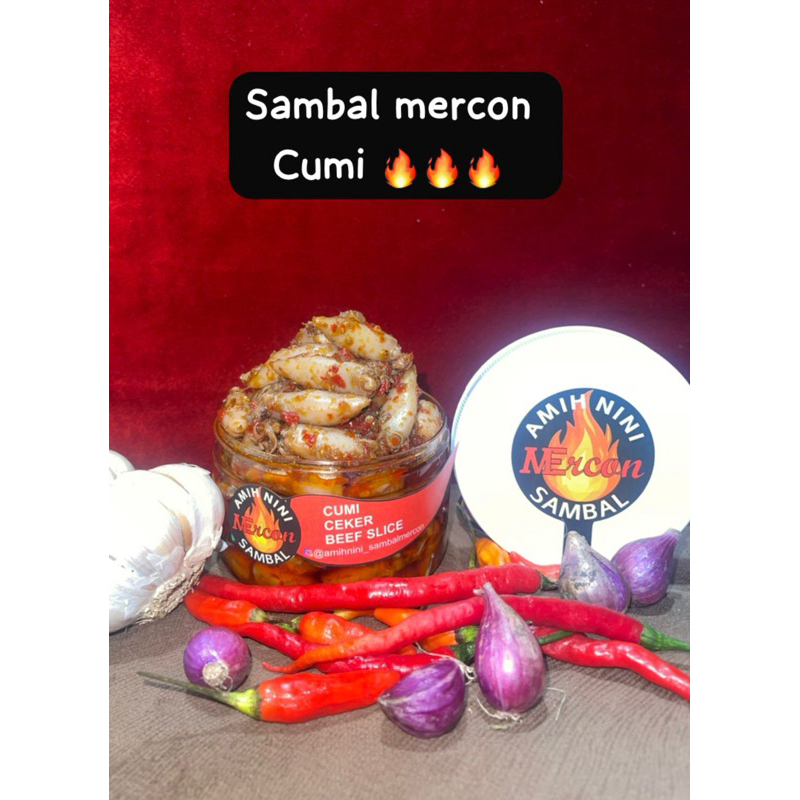 

Sambal Mercon Amih Nini Cumi