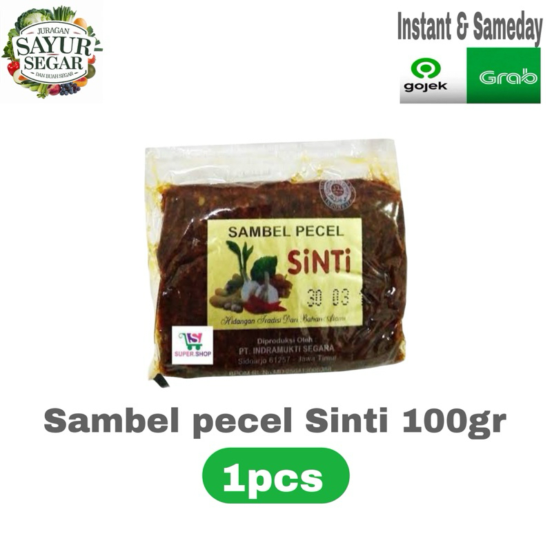 

Bumbu sambel pecel SINTI 100gr/1pcs