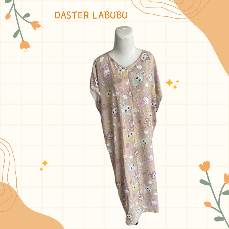 Daster labubu wanita kain katun sleak premium berkualitas adem nyaman dipakai