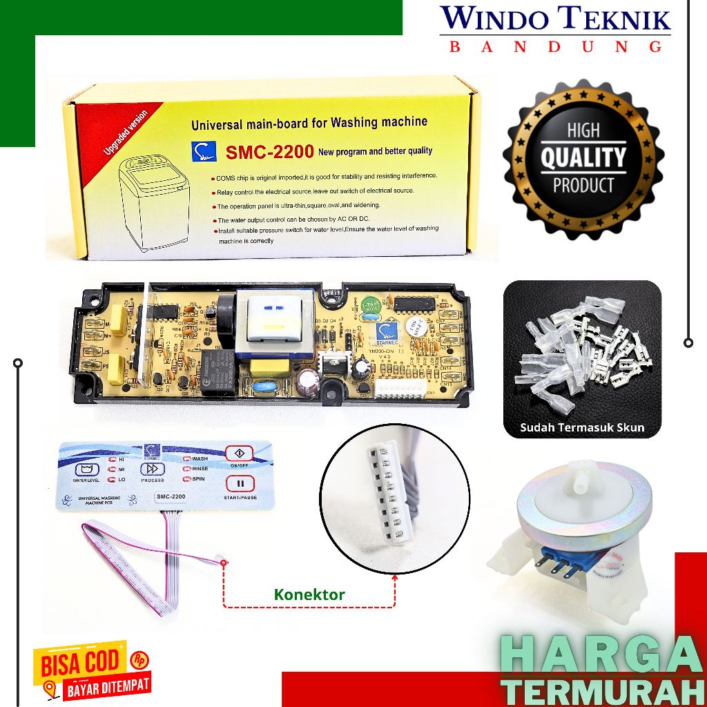 PCB UNIVERSAL SXY2200 MODUL MULTI MESIN CUCI SMC2200 PCB MESIN CUCI MULTI SXY2200