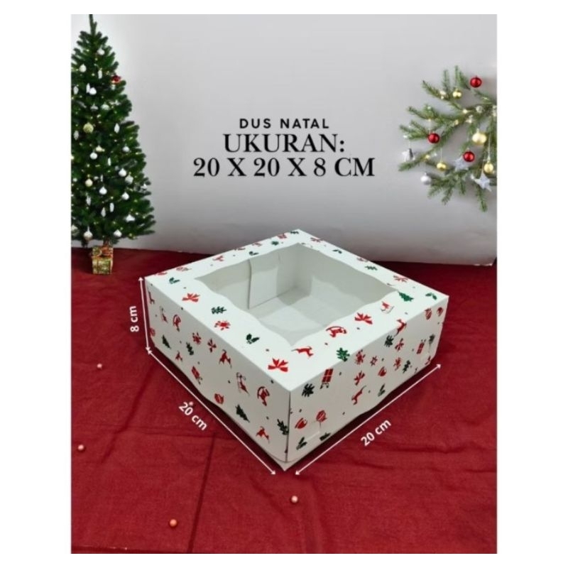 

Kraft Laminasi Christmas Box Natal 20x20 x8cm box natal kue box natal lapis legit box natal brownies box natal cookies box natal anti minyak box natal laminasi box natal Lucu box natal souvenir lucu box natal kuker natal box hamper natal box parcel natal