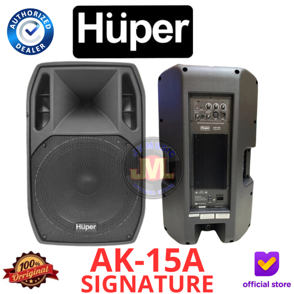 Huper AK15A Signature 15-Inch Speaker Aktif Huper AK-15A Signature Active Speaker