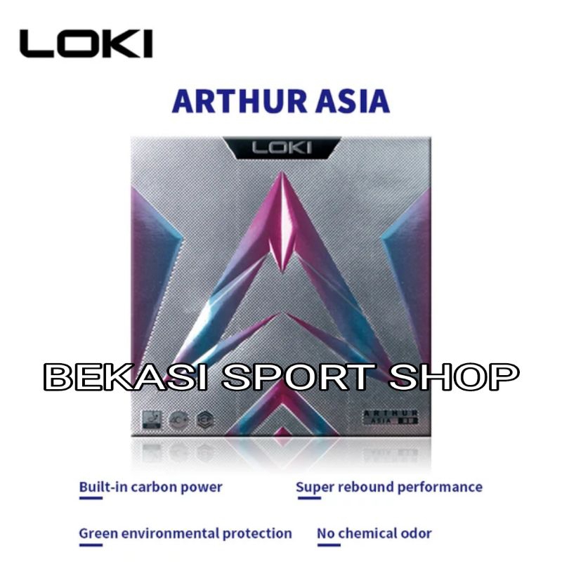 KARET BED TENIS MEJA PINGPONG LOKI ARTHUR ASIA ORIGINAL