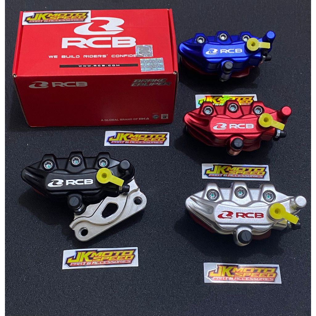 KALIPER CAKRAM DEPAN RCB S SERIES + BREKET 2 PISTON UK 260MM Motor JUPITER Z F1ZR 125Z NOUVO VEGA R 