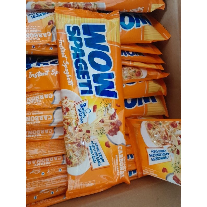 

PROMO (10 pcs)WOW SPAGHETTI INSTAN CARBONARA