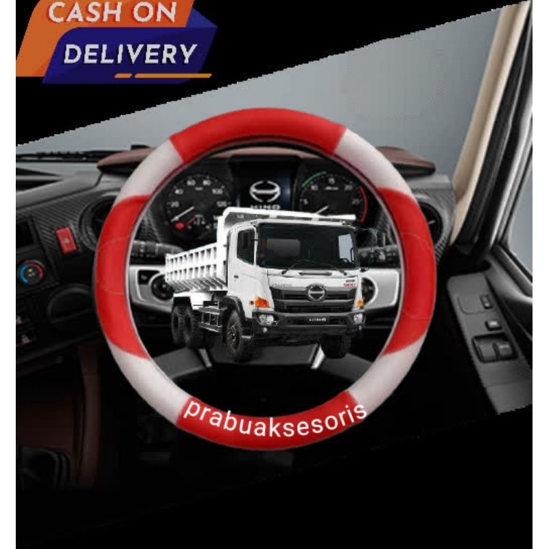 sarung stir mobil truk hino500/variasi-aksesoris motif sabit terbaru