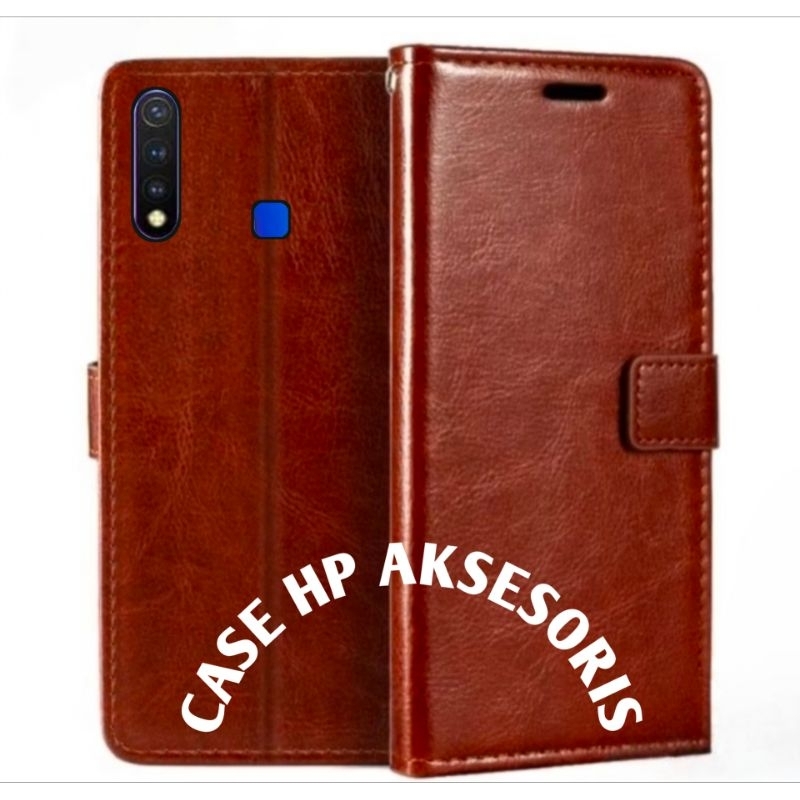 CASE VIVO Y19 FLIP COVER WALLET SARUNG HP CASING DOMPET LEATHER CASE HP Y19/CASING HP Y19