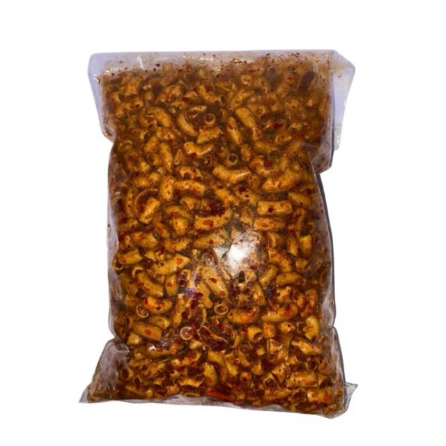 

Makaroni Super pedas 1kg / Cemilan Pedas / Makaroni Pedas Daun Jeruk / Makaroni Cikruh