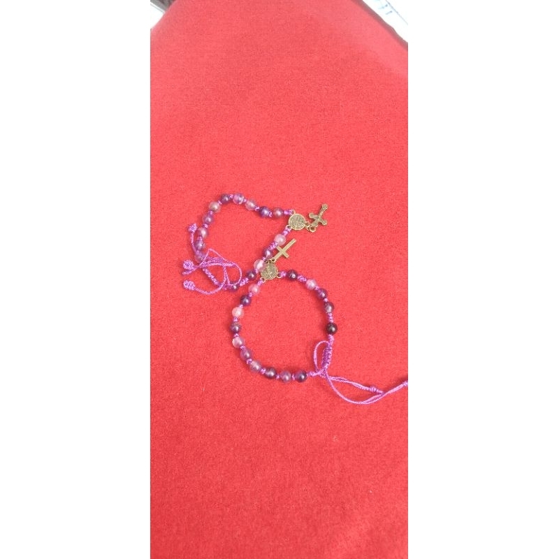 Rosario Gelang Batu Kecubung