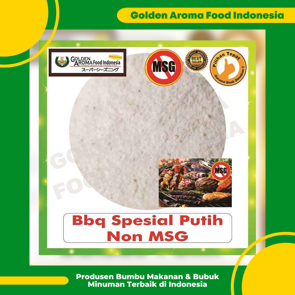 

Bumbu Tabur Rasa BBQ Spesial Non MSG 1 Kg Putih Jual Bubuk Barbeque Spesial No MSG Putih Murah GAFI