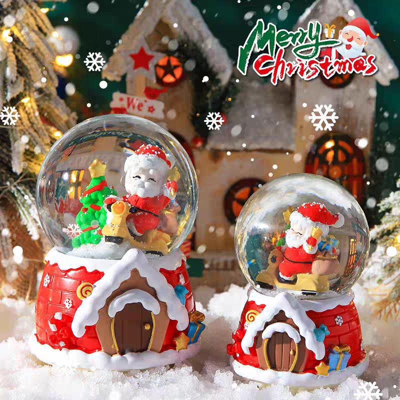 Kotak Musik / Snowball / Waterball / Bola Kaca / Hadiah Natal / Bola Salju / Bola Kristal Santa Clau