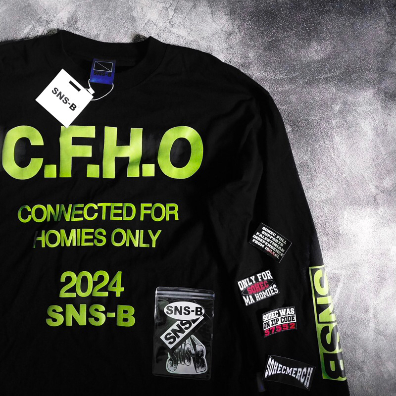 LONG SLEVEE CFHO BLACK